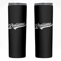 Retro Louisiana Skinny Tumbler Vintage City State Distressed Pride