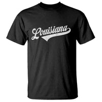 Retro Louisiana T Shirt Vintage City State Distressed Pride