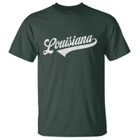Retro Louisiana T Shirt Vintage City State Distressed Pride