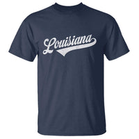 Retro Louisiana T Shirt Vintage City State Distressed Pride
