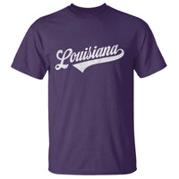 Retro Louisiana T Shirt Vintage City State Distressed Pride