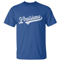 Retro Louisiana T Shirt Vintage City State Distressed Pride