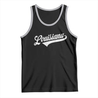 Retro Louisiana Tank Top Vintage City State Distressed Pride