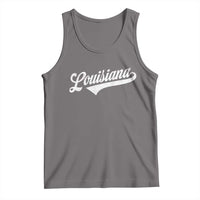 Retro Louisiana Tank Top Vintage City State Distressed Pride