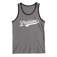 Retro Louisiana Tank Top Vintage City State Distressed Pride