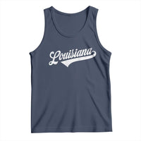 Retro Louisiana Tank Top Vintage City State Distressed Pride