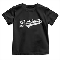 Retro Louisiana Toddler T Shirt Vintage City State Distressed Pride