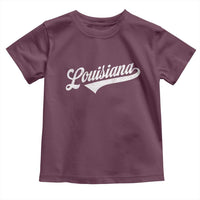 Retro Louisiana Toddler T Shirt Vintage City State Distressed Pride