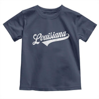 Retro Louisiana Toddler T Shirt Vintage City State Distressed Pride