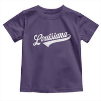 Retro Louisiana Toddler T Shirt Vintage City State Distressed Pride