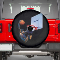 Funny Chimpanzee Basketball Monkey Spare Tire Cover