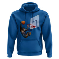 Funny Chimpanzee Basketball Monkey Hoodie