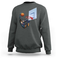 Funny Chimpanzee Basketball Monkey Sweatshirt