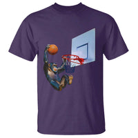 Funny Chimpanzee Basketball Monkey T Shirt