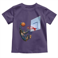 Funny Chimpanzee Basketball Monkey Toddler T Shirt