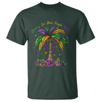 Funny Mardi Gras Coconut Palm Tree T Shirt Laissez Les Bons Temps Rouler Beads Masks