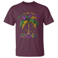 Funny Mardi Gras Coconut Palm Tree T Shirt Laissez Les Bons Temps Rouler Beads Masks
