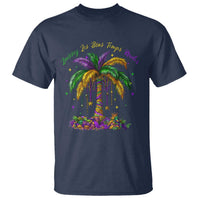 Funny Mardi Gras Coconut Palm Tree T Shirt Laissez Les Bons Temps Rouler Beads Masks