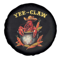 Funny Louisiana Crawfish Cowboy Spare Tire Cover Yee Claw Cajun Seafood
