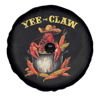 Funny Louisiana Crawfish Cowboy Spare Tire Cover Yee Claw Cajun Seafood