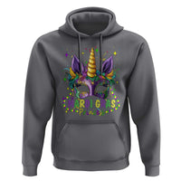 Funny Mardi Gras Princess Hoodie Unicorn Mask Party