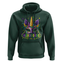 Funny Mardi Gras Princess Hoodie Unicorn Mask Party