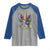 Funny Mardi Gras Princess Raglan Shirt Unicorn Mask Party