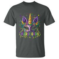 Funny Mardi Gras Princess T Shirt Unicorn Mask Party