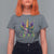Funny Mardi Gras Princess T Shirt For Women Unicorn Mask Party