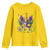 Funny Mardi Gras Princess Youth Sweatshirt Unicorn Mask Party