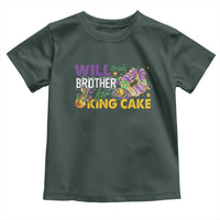 Funny Mardi Gras Will Trade Brother For King Cake Toddler T Shirt Beads Doubloons