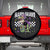 Funny Mardi Gras T-rex Dinosaur Spare Tire Cover Mardi Grawr Beads Carnival Party