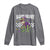 Funny Mardi Gras T-rex Dinosaur Long Sleeve Shirt Mardi Grawr Beads Carnival Party