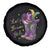 Funny Mardi Gras Cowgirl Spare Tire Cover Let's Geaux Girls Western Cowgirl Boots Carnival
