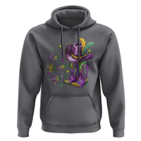 Funny Mardi Gras Cowgirl Hoodie Let's Geaux Girls Western Cowgirl Boots Carnival