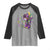 Funny Mardi Gras Cowgirl Raglan Shirt Let's Geaux Girls Western Cowgirl Boots Carnival