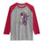 Funny Mardi Gras Cowgirl Raglan Shirt Let's Geaux Girls Western Cowgirl Boots Carnival