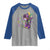 Funny Mardi Gras Cowgirl Raglan Shirt Let's Geaux Girls Western Cowgirl Boots Carnival