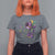 Funny Mardi Gras Cowgirl T Shirt For Women Let's Geaux Girls Western Cowgirl Boots Carnival