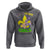 Funny Mardi Gras Cowgirl Hoodie Let's Geaux Girls Fleur De Lys