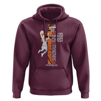 Funny Basketball Christian Hoodie I Can Do All Things Through Christ Who Strengthens Me
