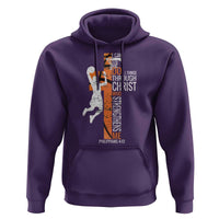 Funny Basketball Christian Hoodie I Can Do All Things Through Christ Who Strengthens Me