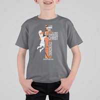 Funny Basketball Christian T Shirt For Kid I Can Do All Things Through Christ Who Strengthens Me