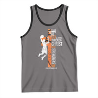 Funny Basketball Christian Tank Top I Can Do All Things Through Christ Who Strengthens Me