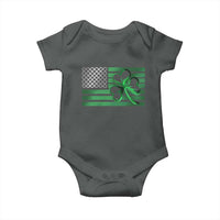 Funny Irish Americans Baby Onesie Shamrock Celtic Knot American Flag St Patrick's Day