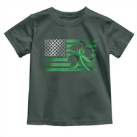 Funny Irish Americans Toddler T Shirt Shamrock Celtic Knot American Flag St Patrick's Day