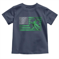 Funny Irish Americans Toddler T Shirt Shamrock Celtic Knot American Flag St Patrick's Day