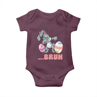 Funny Bruh Dab Rabbit Eggs Easter Day Baby Onesie