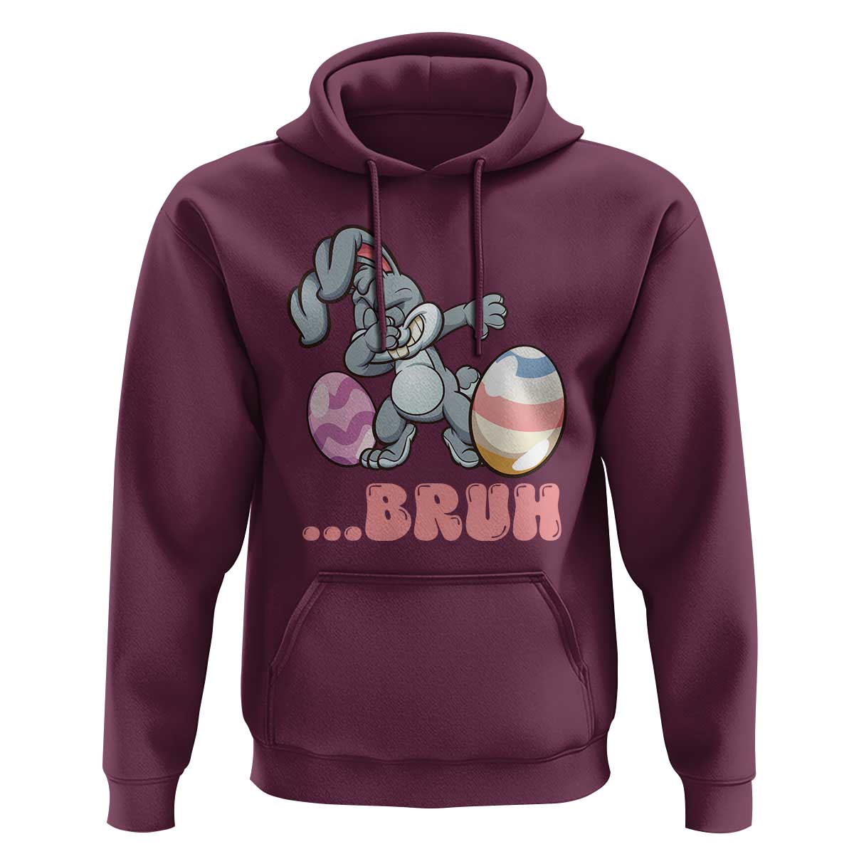 Funny Bruh Dab Rabbit Eggs Easter Day Hoodie