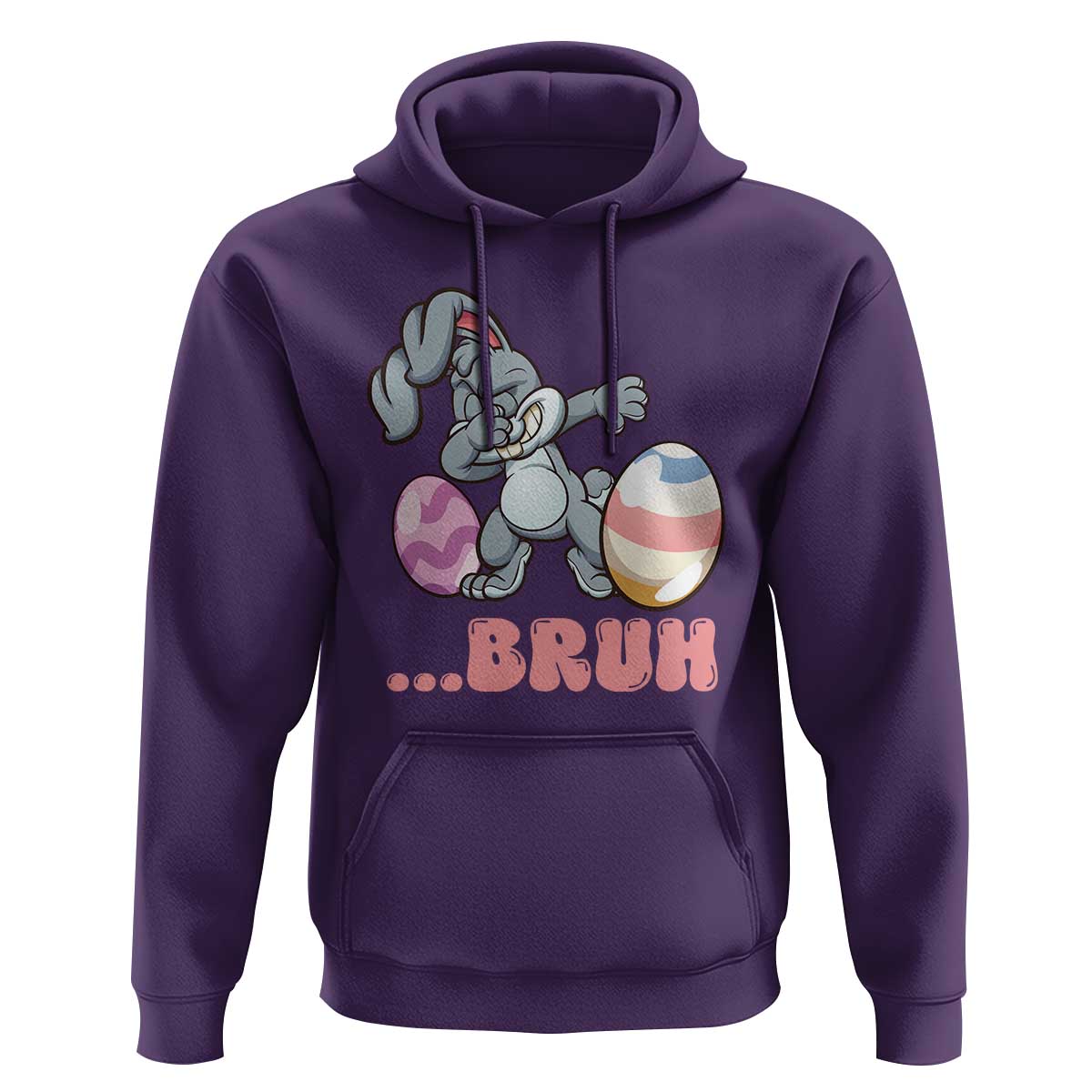 Funny Bruh Dab Rabbit Eggs Easter Day Hoodie